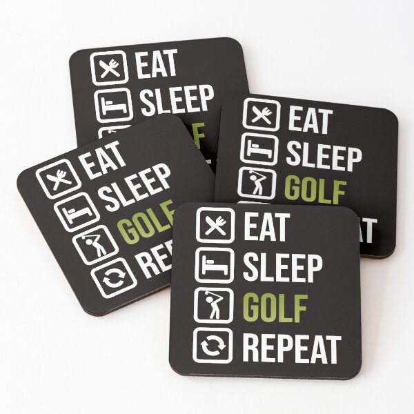 Item preview, Eat Sleep Golf Repeat designed and sold by tripanthias.