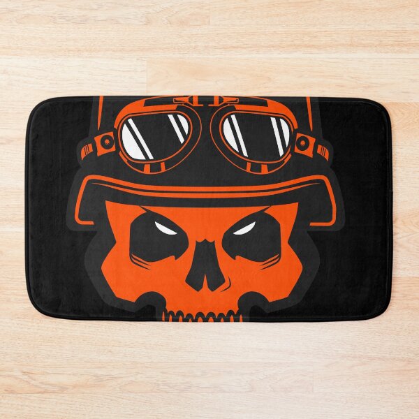 Item preview, Hell - o - ween. Halloween bikie (skull) designed and sold by JellyBeenzz.