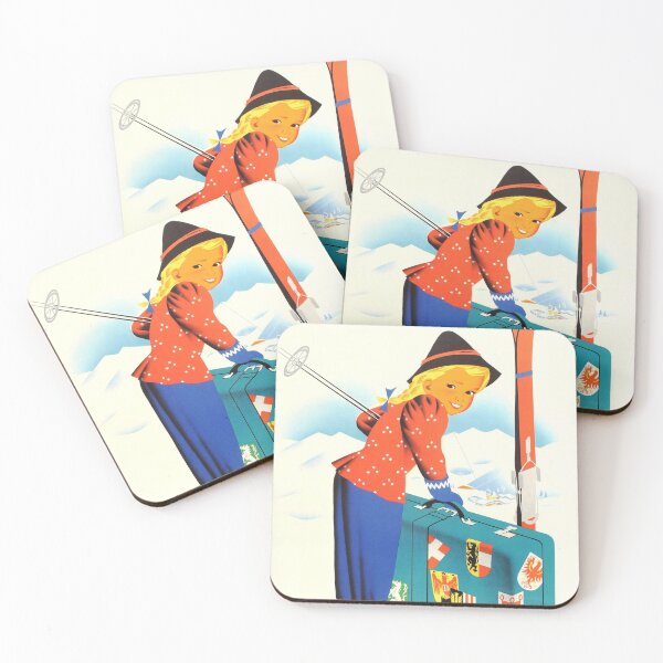 Item preview, Voyages d'hiver en AUTRICHE Winter Trips to Austria Vintage Travel Promotion designed and sold by retroposters.