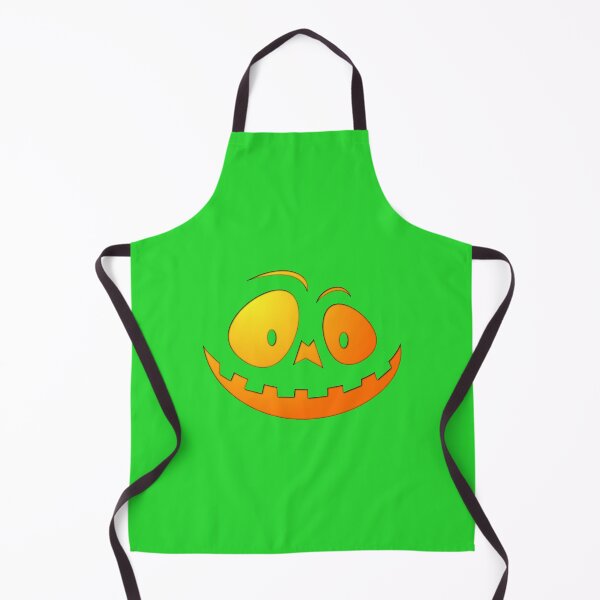 Item preview, Cheeky Pumpkin Face on Monster Green designed and sold by Creepyhollow.