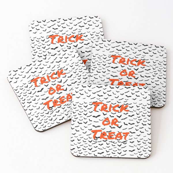Item preview, Trick or Treat Halloween vampire bat pattern designed and sold by Gordon Nelson.
