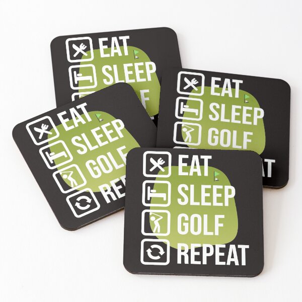 Item preview, Eat Sleep Golf Repeat | golf green designed and sold by tripanthias.