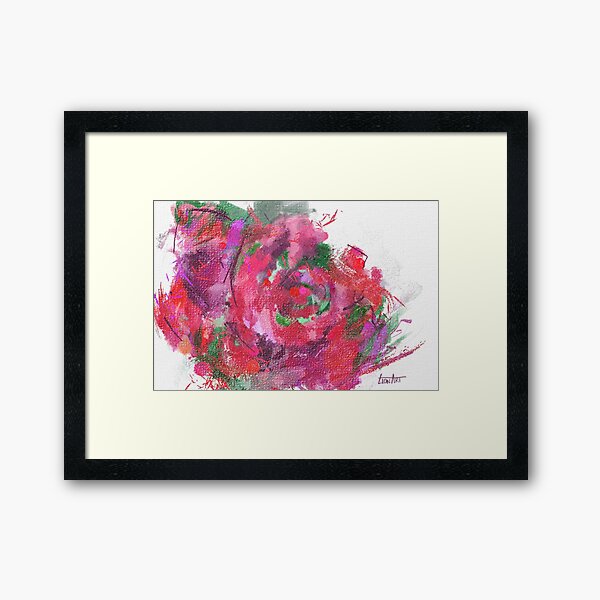 The Rose Framed Art Print