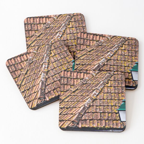 Item preview, Weathered Terracotta Tile Roofs designed and sold by Anna Lemos.