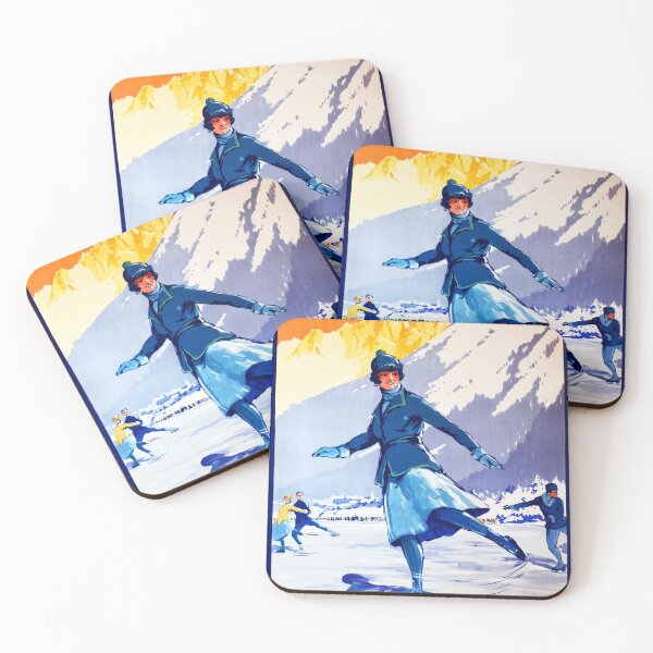 Item preview, CHAMONIX MONT BLANC Toutes Les Installations De Sports D' Hiver Vintage Winter Travel  designed and sold by retroposters.