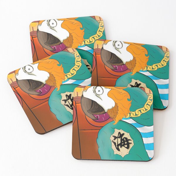 Item preview, Drunk parrot designed and sold by Ukiyograph.