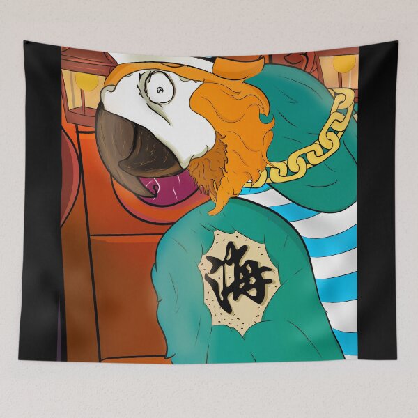 Item preview, Drunk parrot designed and sold by Ukiyograph.