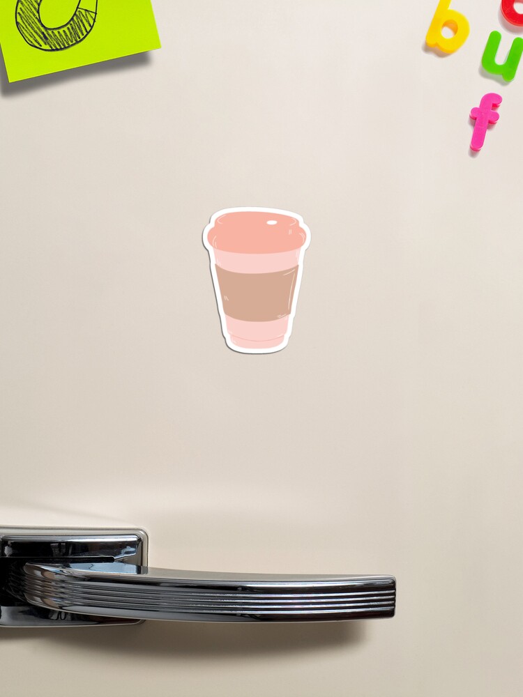 Pink Coffee Maker #2 - Pink - Magnet