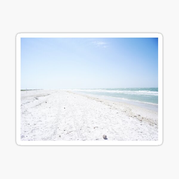 A Walk on the Soft Sand Sticker