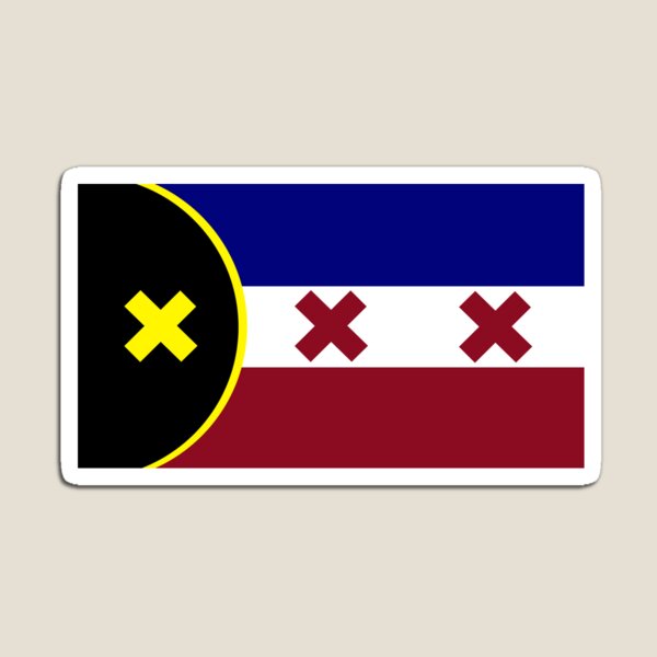Drapeau de L'Manberg (Dream SMP) Magnet