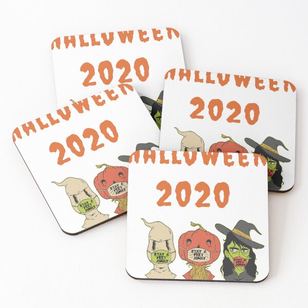 Item preview,  Halloween 2020 Pumpkin Face Mask Back 6 Feet Fun Quarantine TShirt designed and sold by delkh07.