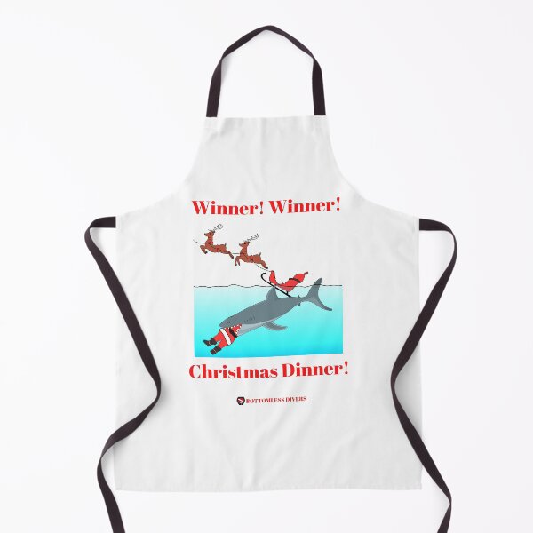 Item preview, Winner Winner Shark Christmas Dinner designed and sold by BottomlessDiver.