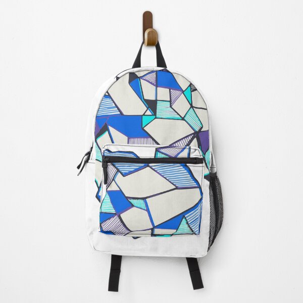 Item preview, Blue abstract geometric COOL designed and sold by Carolina Salazar.