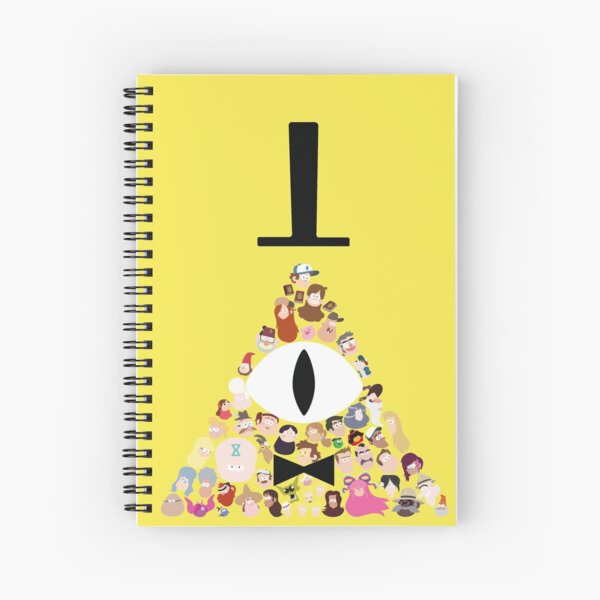 Vista previa del artículo con la obra «Personajes de Gravity Falls», diseñado y vendido por KDA.