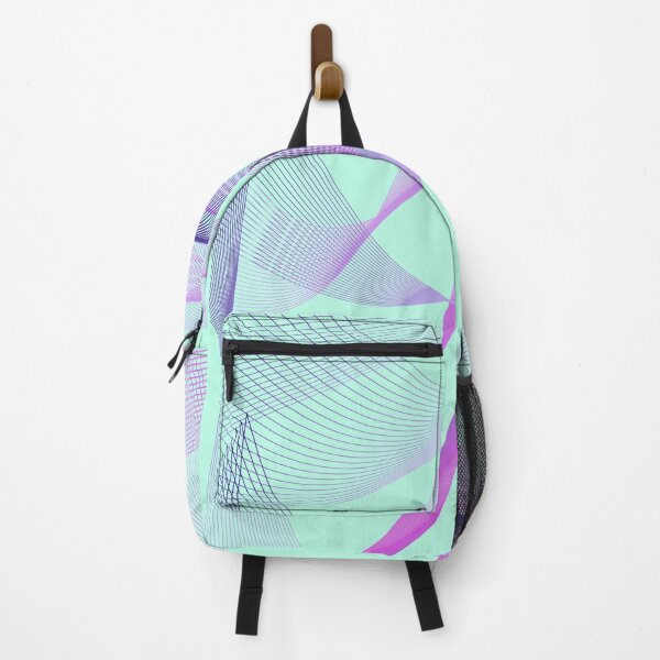 Item preview, Geometric minimal Cute lineart pattern waves designed and sold by Carolina Salazar.