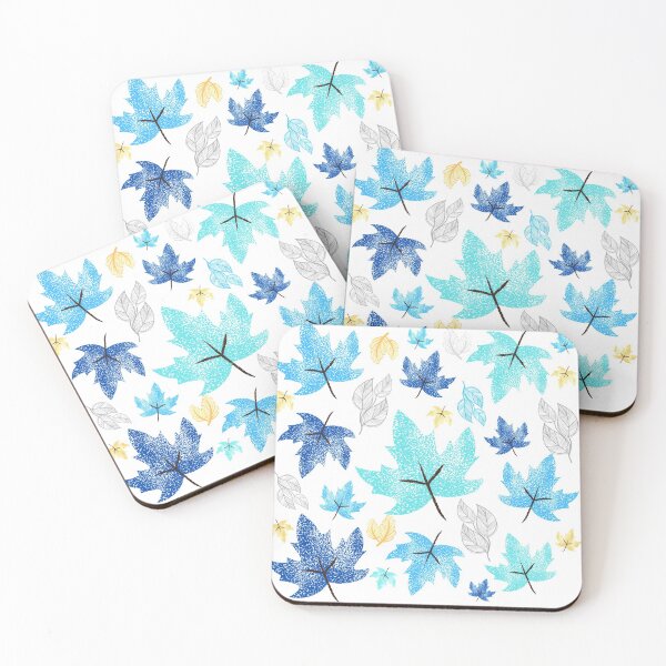 Item preview, Blue Rustic Leaves, Fall Breeze and Leaves, Trees and Leaves, Autumn Decor, Home Decor Fall Theme designed and sold by Londonluxie.