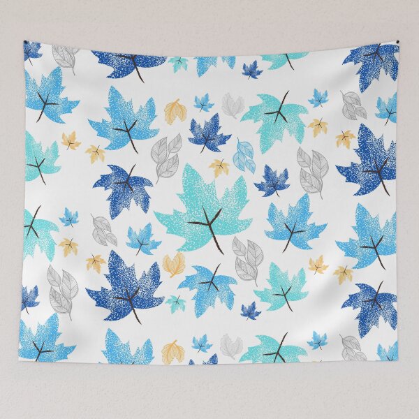Item preview, Blue Rustic Leaves, Fall Breeze and Leaves, Trees and Leaves, Autumn Decor, Home Decor Fall Theme designed and sold by Londonluxie.
