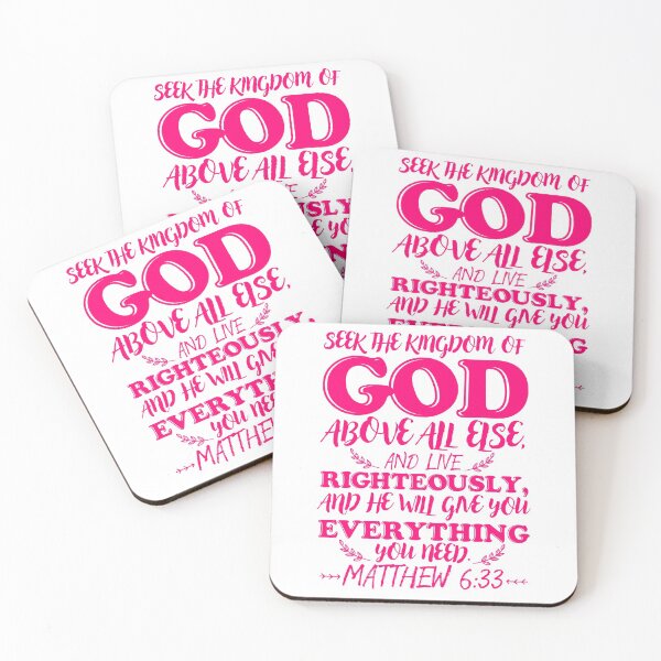 Item preview, Matthew 6:33 designed and sold by plushism.