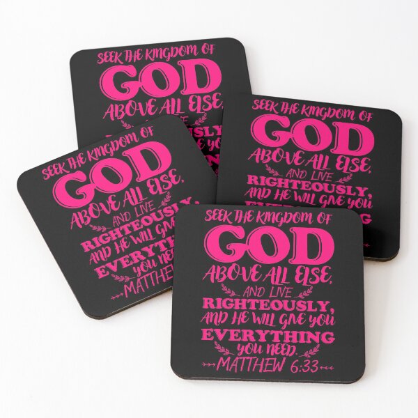 Item preview, Matthew 6:33 designed and sold by plushism.
