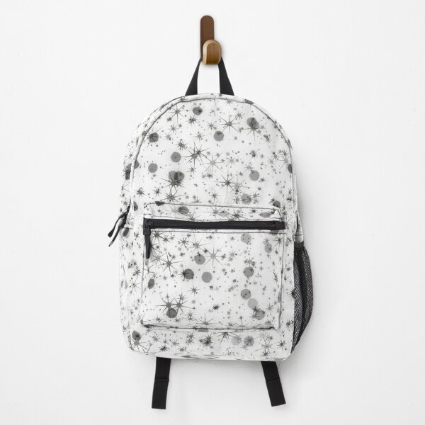 Item preview, black and white watercolor splash paint abstract illustrationwith stars designed and sold by NikaAstra.