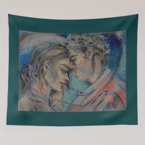 Item preview, Loved ones in the heart. A picture of beautiful mutual love. designed and sold by Elena Reutova.