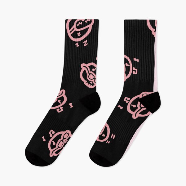 Item preview, Party & Nap Skull Pattern in Pink and Black designed and sold by evannave.