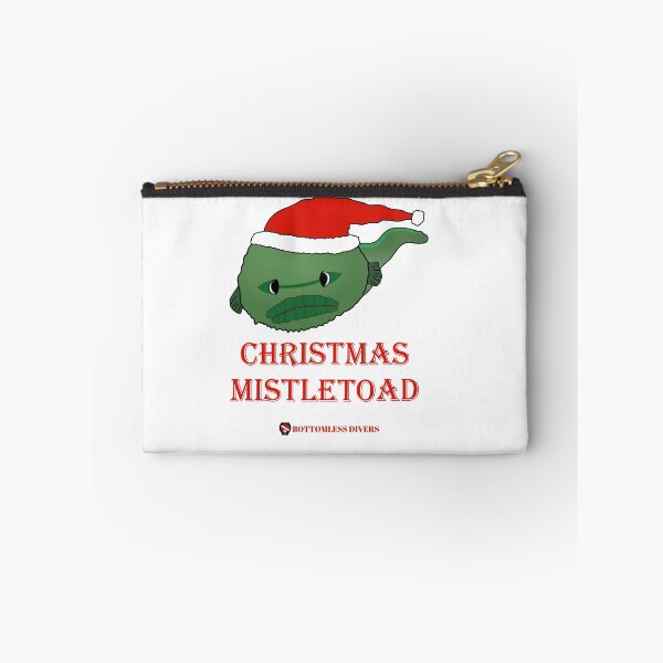 Item preview, Christmas Mistletoad Toad Fish Scuba Diving Design designed and sold by BottomlessDiver.