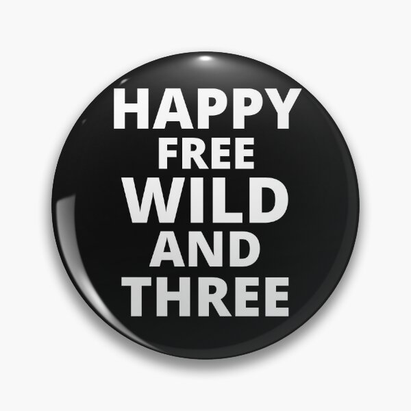 Item preview, happy free wild and three,happy free wild and three birthday shirt,boy birthday,birthday boy,third birthday shirt,Gray birthday shirt,three birthday,birthday boy designed and sold by BousboulaStorie.