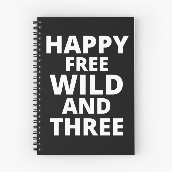 Item preview, happy free wild and three,happy free wild and three birthday shirt,boy birthday,birthday boy,third birthday shirt,Gray birthday shirt,three birthday,birthday boy designed and sold by BousboulaStorie.