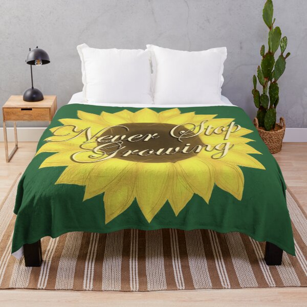 Item preview, Never Stop Growing Sunflower designed and sold by MaryaMeerkat.