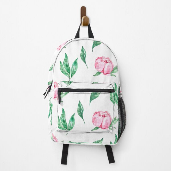 Item preview, Hand-painted watercolor pink peony sticker collection set designed and sold by sentimentalica.