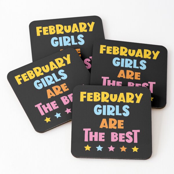 Item preview, February Girls are the BEST designed and sold by VicEllisArt.