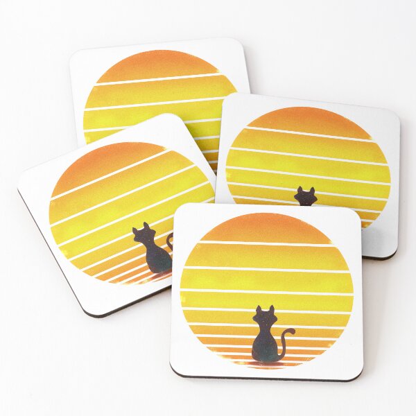 Item preview, Purrfect Sunset designed and sold by StackedPixels.