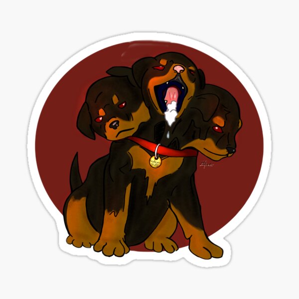 PUPPY CERBERUS Sticker