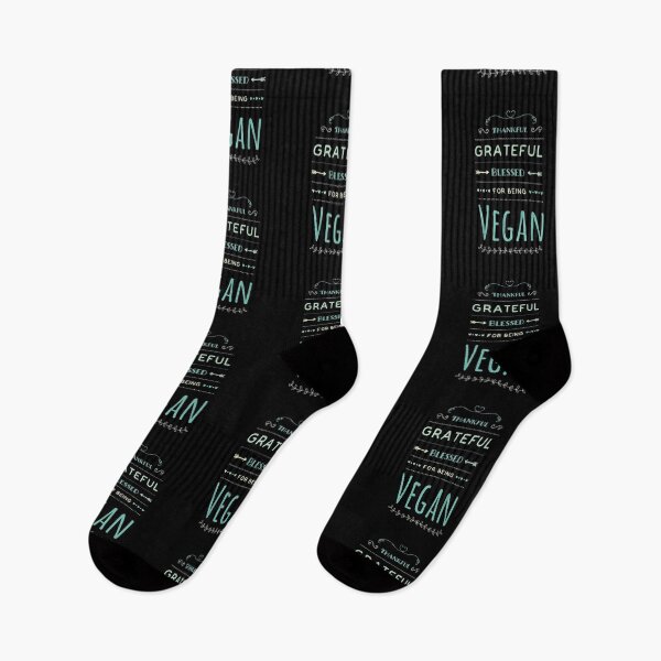 Item preview, Vegan Thanksgiving, Thankful, Grateful Blessed for Being Vegan designed and sold by Mandala108.