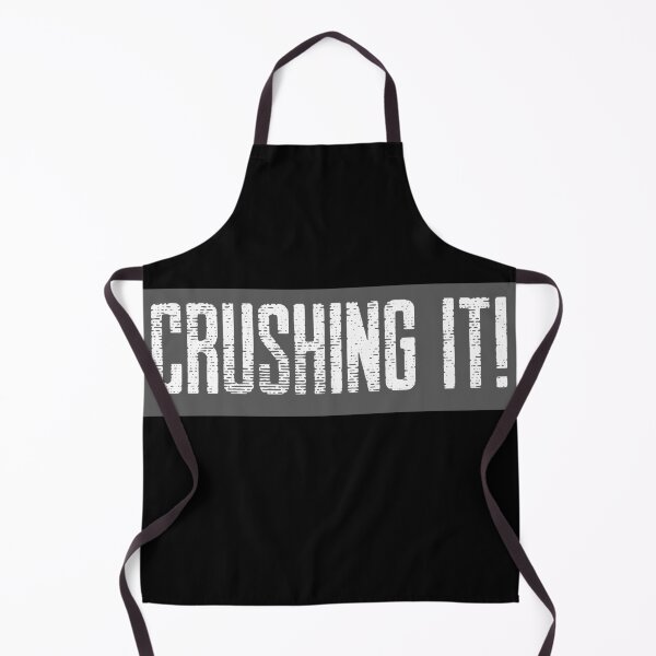 Item preview, Crushing it! Grey and white, distressed text designed and sold by JellyBeenzz.