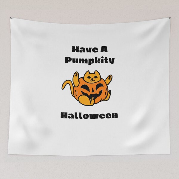 Item preview, Pumpkin Kitty designed and sold by doodle3Dandy.