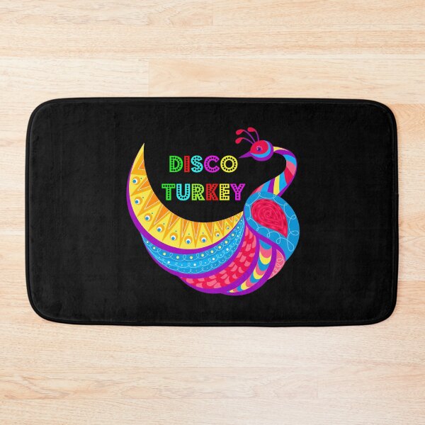 Item preview, Colorful Peacock Disco Turkey,  Thanksgiving  Kids Gift designed and sold by aronia.