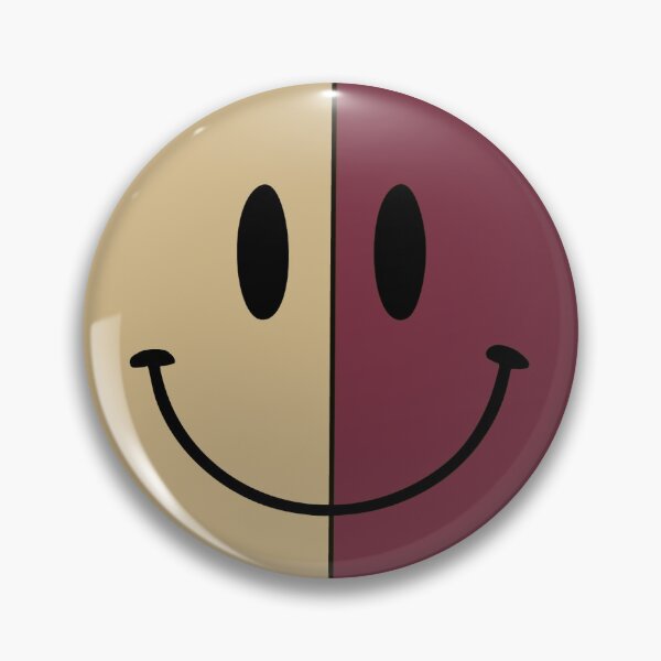Item preview, Garnet and Gold | Happy Face | Black | designed and sold by HappyFaceCo.