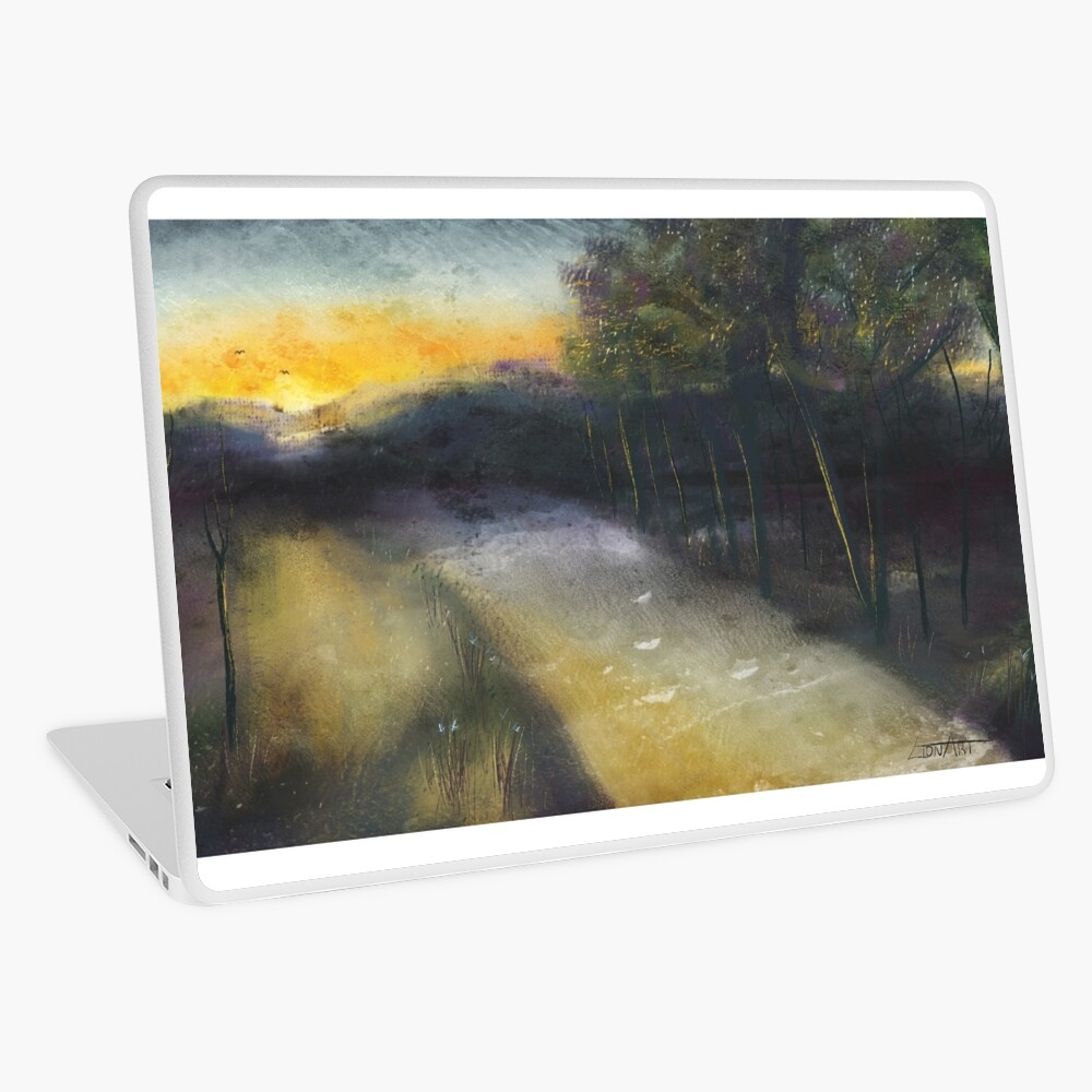 Country road take me home... Laptop Skin