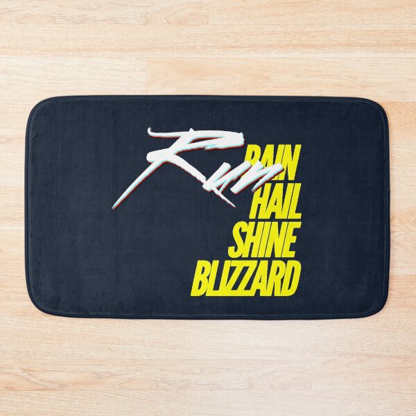 Item preview, Rain Hail Shine Blizzard RUN Yellow Blaze White Blitz | Runners World designed and sold by Desznr.