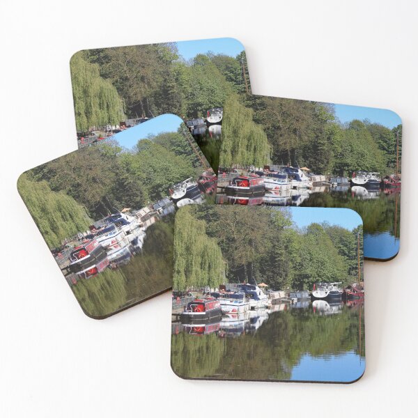 Item preview, Beautiful River View of Boats Along the Medway at Allington near Kent designed and sold by rbguy1960.