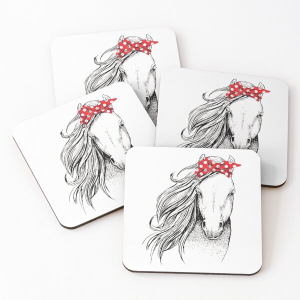 Item preview, Horse Bandana - for Horseback Riding Horse Lover designed and sold by BruceFaulkner.