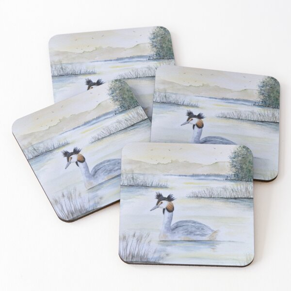 Item preview, Great crested grebe designed and sold by Tracy  Churchill.