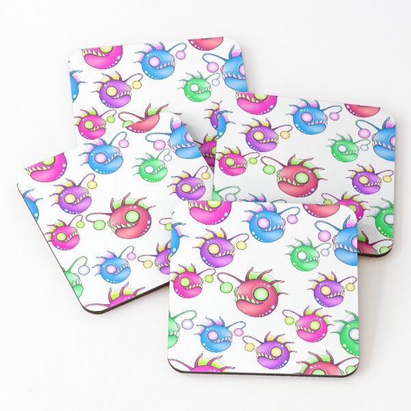 Item preview, Murloc repeating pattern  designed and sold by cherrymonstaah.