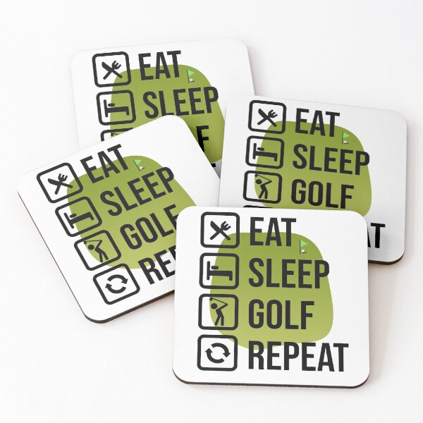 Item preview, Eat Sleep Golf Repeat | golf green designed and sold by tripanthias.