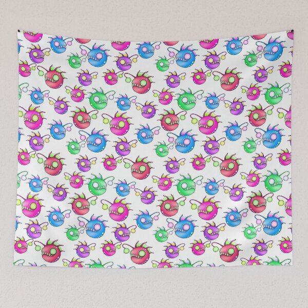 Item preview, Murloc repeating pattern  designed and sold by cherrymonstaah.