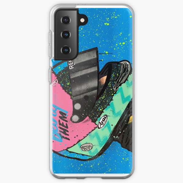 Daniel Ricciardo - Renault F1 graffiti painting by DRAutoArt Samsung Galaxy Soft Case