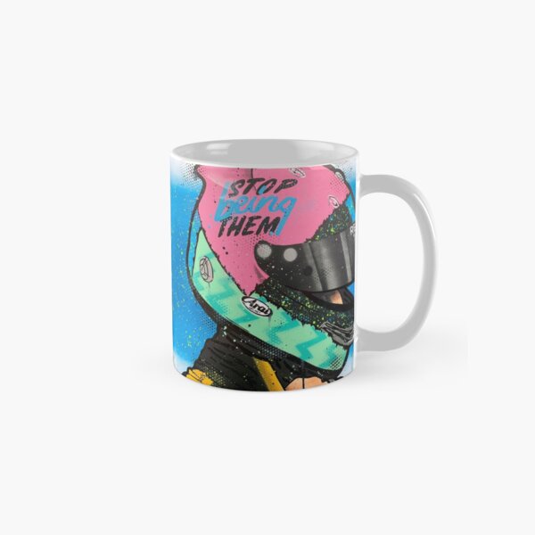 Daniel Ricciardo - Renault F1 graffiti painting by DRAutoArt Classic Mug