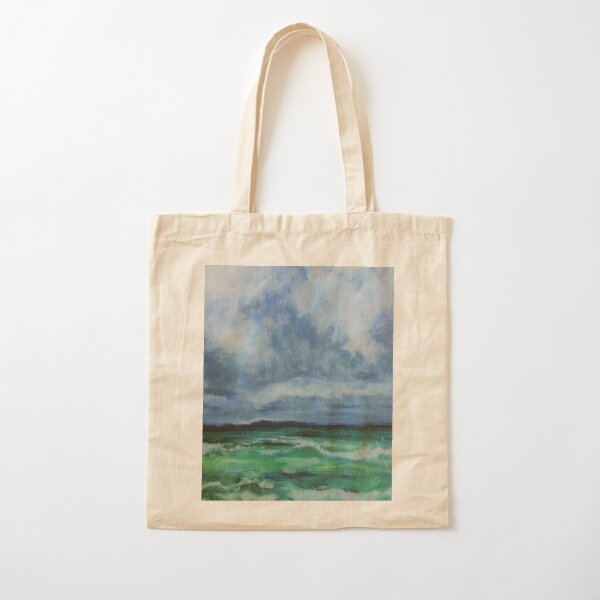 Horizont, Landschaft Baumwolltasche